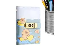 Savings Challenge Binder | Capybara Banknote Storage Notebook with Lock,Money Management Binder - for Freelancers Graduates Beginners Families Couples Adults Home Office Apartment Travel