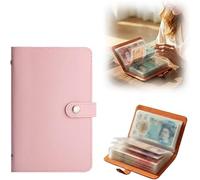 Savings Challenge Book (50 Pages), 2026 New 100 Envelopes Money Saving Challenge, Stylish Money Saving Wallet, Cash Budget Money Saving Book for Couples, Offices and Home (E)