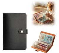 Savings Challenge Book (50 Pages), 2026 New 100 Envelopes Money Saving Challenge, Stylish Money Saving Wallet, Cash Budget Money Saving Book for Couples, Offices and Home (A)