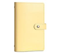 Savings Challenge Book, Money Saving Wallet, 100 Envelope Binder Stylish Leather Cash Bag, for Budget Financial Planning (A-3)