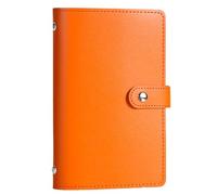 Savings Challenge Book, Money Saving Wallet, 100 Envelope Binder Stylish Leather Cash Bag, for Budget Financial Planning (A-7)