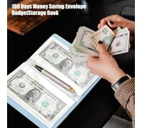 Savings Challenge by Envelopes - Budget Expense Folder - Budget Management | 100 Day Financial Organizer for Home Women Men Daily Management
