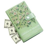 Savings Challenge - Expense Planner for Money Management, Expenses Recording with Cash Tracking, Savings Tracker for Budgeting, Hardcover Design to Finance Organization, Portable Daily Use, 7 Inches