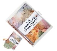 Savings Challenge Folder with 100 Envelopes, Savings Challenge Folder with 100 Envelopes - Maximise Your 100 Day Saving Challenges with Money Envelopes | Binder Achieves Financial Goals With