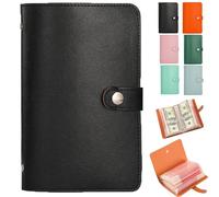 Savings Challenges Book with Envelopes, 100 Day Savings Challenge Binder, Envelope Money Saving Challenge, Budget Binder with Cash Envelopes, Easy to Save (Black)