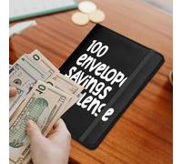 Savings Envelopes for Money Challenge - Saving Budget Planner - 100 Days Binder Tracker Envelopes for Home School Children Men Adults