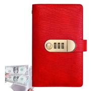 Savings Planner Book, Cash Management Journal with Lockable Cover, 100-Page Budget Workbook for Financial Tracking, Safe Design with Privacy Feature, Practical Organizer for Personal & Family Finance