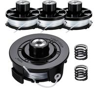 Savior 195858-1 Thread Head Replacement for Makita DUR181 18 V Grass Trimmer with 1.6 mm Mowing Line 6 m (4 x Trimmer Spools + 1 x Spool Cover + 2 x Springs)