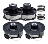 Savior 195858-1 Thread Head Replacement for Makita Grass Trimmer with 18 V DUR181 with 1.6 mm Mowing Line 6 m (4 x Trimmer Spools + 2 x Spool Cover + 2 x Spring)