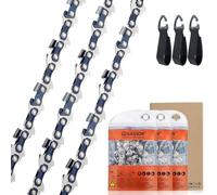 Savior 3-Pack Chainsaw Chain for 14 Inch Bar, 50 Links 3/8" LP .043" Gauge, Low-Kickback Chains for Stihl MS170 MS171 MSE170C MS192T