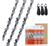 Savior 3-Pack Chainsaw Chain for 16 Inch Bar, 57 Links, .050" Gauge, 3/8" LP, Low-Kickback Chains Compatible with Titan, Black & Decker, Worx, Oregon and More (91PJ057X)