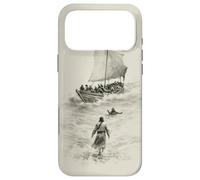 Savior on the Sea of Galilee Minimal Christian Bible Scene Case for iPhone 17 Pro Max
