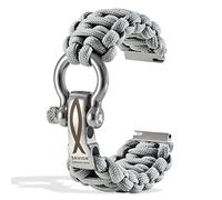 Savior Survival Gear Paracord 20mm Watch Band with Quick Release,Men & Women,Strap Compatible with Samsung Galaxy Watch5, Watch4, 20mm,Large)