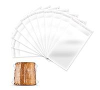 SAVITA 100pcs 3x5 Inch Self Sealing Transparent Plastic Bags - Self Adhesive Clear Cellophane Packaging for Bakery Snacks, Candy, Biscuit, Jewelry, Crafts