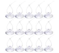 SAVITA 15Pcs Aquarium Fish Tank Suction Cups with 20Pcs Adjustable Zip Ties for Aquarium Binding Moss, Plants, Shrimp Dodging Nest