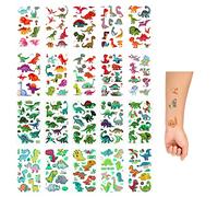SAVITA 20 Sheets Kids Temporary Tattoos, Luminous Dinosaur Tattoo Stickers Waterproof Cartoon Fake Tattoos for Kids Toddlers Boys Dinosaur Birthday Party Favors Supplies