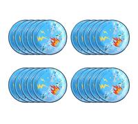 SAVITA 20pcs Cartoon Animation Dinner Plates, 9in Paper Plates for Birthday Party Supplies Table Decorations for Baby Shower Kids Events Themed Party Decor
