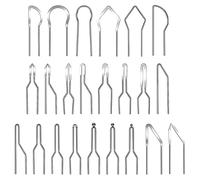 SAVITA 23pcs Wood Burning Nibs, Pyrography Wire Tips Replacement for Pyrography Machine, Tips for Gourds, Paper, Leather