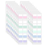 SAVITA 240pcs Sticky Tabs, Writable Page Tabs and Flags Self-Adhesive Reusable Page Markers for Reading Index, File Folders, Books Notes (Mixed Light Colors)