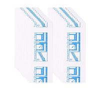 SAVITA 24pcs Window Fly Trap Sticker for Indoors Sticky Glue Traps Fly Paper Sticky Strips Clear for Outdoors Indoors Home School for Restaurant Canteen