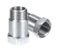 SAVITA 2PCS 35mm O2 Oxygen Sensor Spacer Adapter Extender Mounting Boss Fitting, Car Sensor Bung Adapter, M18x1.5 Sensor, For Extension, GM Fittings, Car Modification, Checking Engine Lights