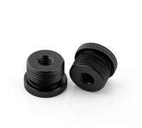 SAVITA 2pcs Mic Stand Adapter 1/4 Female to 5/8 Male Screw Thread Adapter Tripod Screw Adapter For Camera Monitor Microphone Stand