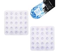 SAVITA 2pcs Snowboard Stomp Pads, Clear Snowboard Grip Pad Anti Skidding Self Adhesive Spike Stomp Pad Provides Extra Grip for Snowboarding