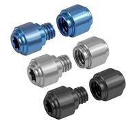 SAVITA 3 Sets Thumb Knobs, Titanium Screws Thumb Studs Replacement Pocket Blade Screws for Benchmade 535 Bugout (3 Colors)