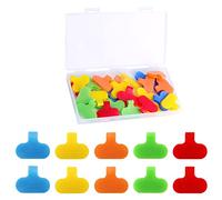 SAVITA 30 Pieces Reusable Nylon Label Cable Wire Markers for Cable Wires Management and Identification (5 Colours)