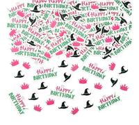 SAVITA 300pcs Birthday Table Confetti, 3 Styles Party Confetti Colorful Paper Decorations for Birthday Party Cartoon Theme Party Supplies
