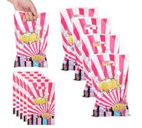 SAVITA 30pcs Spider Goodie Bags, Colorful Spider Treat Gift Bag with Handle for Snacks Candy Cartoon Theme Party Favor Supplies for Birthday Anniversary