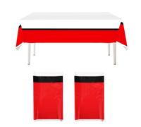SAVITA 3pcs Cartoon Animation Party Tablecloth, 70X42 Inch Plastic Table Cover for Birthday Themed Parties Kids Events Supplies