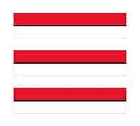 SAVITA 3pcs Edible Cake Borders, Pre-Cut Cartoon Red White Theme Birthday Cake Borders Edible Wrap Strips for Cartoon Theme Birthday Party Supplies