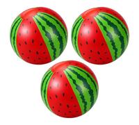 SAVITA 3pcs Inflatable Watermelon Beach Balls, Mini Beach Balls Fruit Theme Outdoor Toys Swimming Pool Decorations for Summer Pool Party Favors