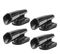 SAVITA 4 PCS Deer Whistles Wildlife Warning for Cars, Vehicles, Motorcycles, Black Ultrasonic Deer Warning