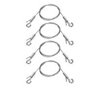 SAVITA 4pcs Picture Hanging Wire, 2mx1.5mm Adustable Photo Hanging Wire Picture Hanging Tools Stainless Steel Picture Hanging Wire for Hanging Mirrors Photo Frames Hold Up to 20kg, B31066, Silver