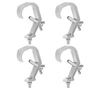 SAVITA 4pcs Stage Light Clamp Hooks, Metal Truss C-Clamp Mounting, Heavy Duty, 1.18-2inch