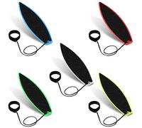 SAVITA 5pcs Finger Surfboards for Car Window Creative Mini Finger Surfboard Toy Fingertip Practice for Kids Teens Adults Indoors Outdoors