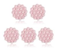 SAVITA 5pcs Silicone Suction Cup Holders, Multipurpose Phone Mount for Car, Mini Suction Cup Mat, Self-Adhesive Support for Mobile Phones (Light Pink)