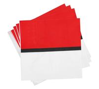 SAVITA 60pcs Cartoon Ball Napkins, 13x13in Red White Cartoon Animation Birthday Party Plates Napkins Cartoons Ball Plates Paper for Kids Birthday Party Tableware Decor