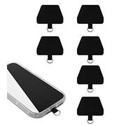 SAVITA 6pcs Phone Tether Tab, Cell Phone Lanyard Patch Multifunctional Phone Lanyard Patch for Most Smartphones Preventing Dropping (Trapezoidal)