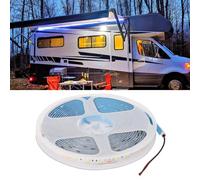 SAVITA RV Underglow Led Light Kit, 12V 16.4ft White RV Camping Awning Light Waterproof Travel Trailer Canopy Led Lights RV Awning Lights for Camper Motorhome Travel Trailer Food Trucks