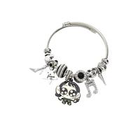 SAVITO Demon Hunters Merch Bracelets, Friendship Beaded Charms Bracelets for Rumi Mira Zoey Costume Outfit, girls Jewelry Gifts with Beads, Charms, and Adjustable Chain, One Size, Metal, no gemstone