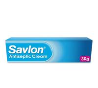 Savlon Antiseptic Cream, Cleanses & Helps Prevent Infection, First Aid for Minor Cuts & Wounds, Spots, Blackheads, Nappy Rash, Sunburn, Sores & Blisters, 1 x 30g
