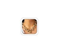 SAVNOJW Unique Large Chunky Gold Beads Choker Necklaces for Women Trendy, Statement Big Thick Silver Beaded Bold Ball Necklace Punk Party Prom Jewelry Gifts, L, Metal, No Gemstone