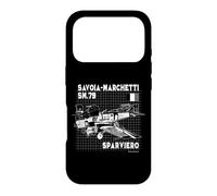 Savoia Marchetti SM 79 Sparviero Blueprint Father's Day Case for iPhone 17 Pro
