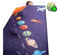 SAVOIZ Compression Sheet for Kids | Twin Size | Solar System Design