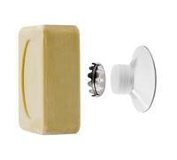 SAVONT Jumbo Soap Holder with Magnet for Soaps up to 220 g, No Drilling, with Suction Cup, for Sink, Shower and Bathtub, Silver (with Protector)