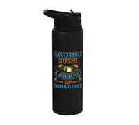Savoring Sushi a Journey - Sushi Stainless Steel Insulated Water Bottle
