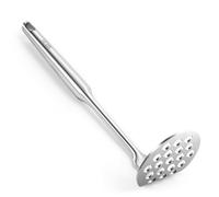 SAVORLIVING Small Avocado Masher, Stainless Steel Potato Smasher, Integrated Mashed Food Kitchen Tool, 8.7-Inch Heavy Duty Tiny Ricer for Bean, Baby Rice, Jam, Dishwasher Safe